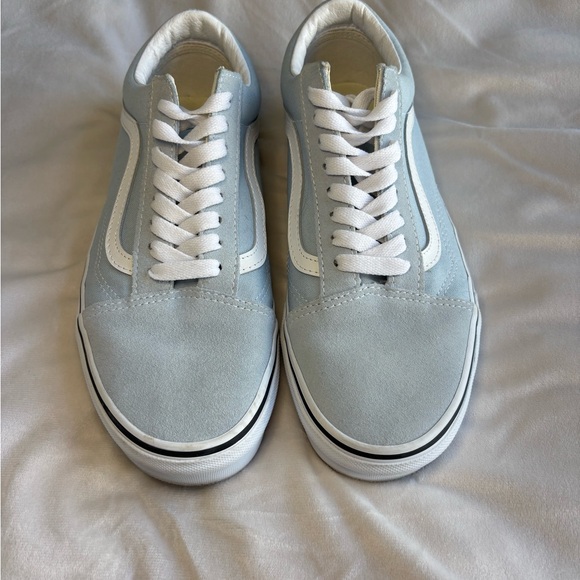 Vans Shoes - Vans Old Skool Baby Blue / True White - Woman’s Size 9 / Men’s Size 7.5